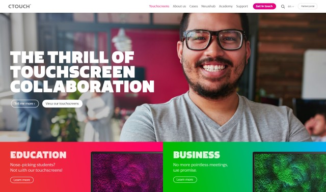 Ctouch Craft Responsive website Homepage header